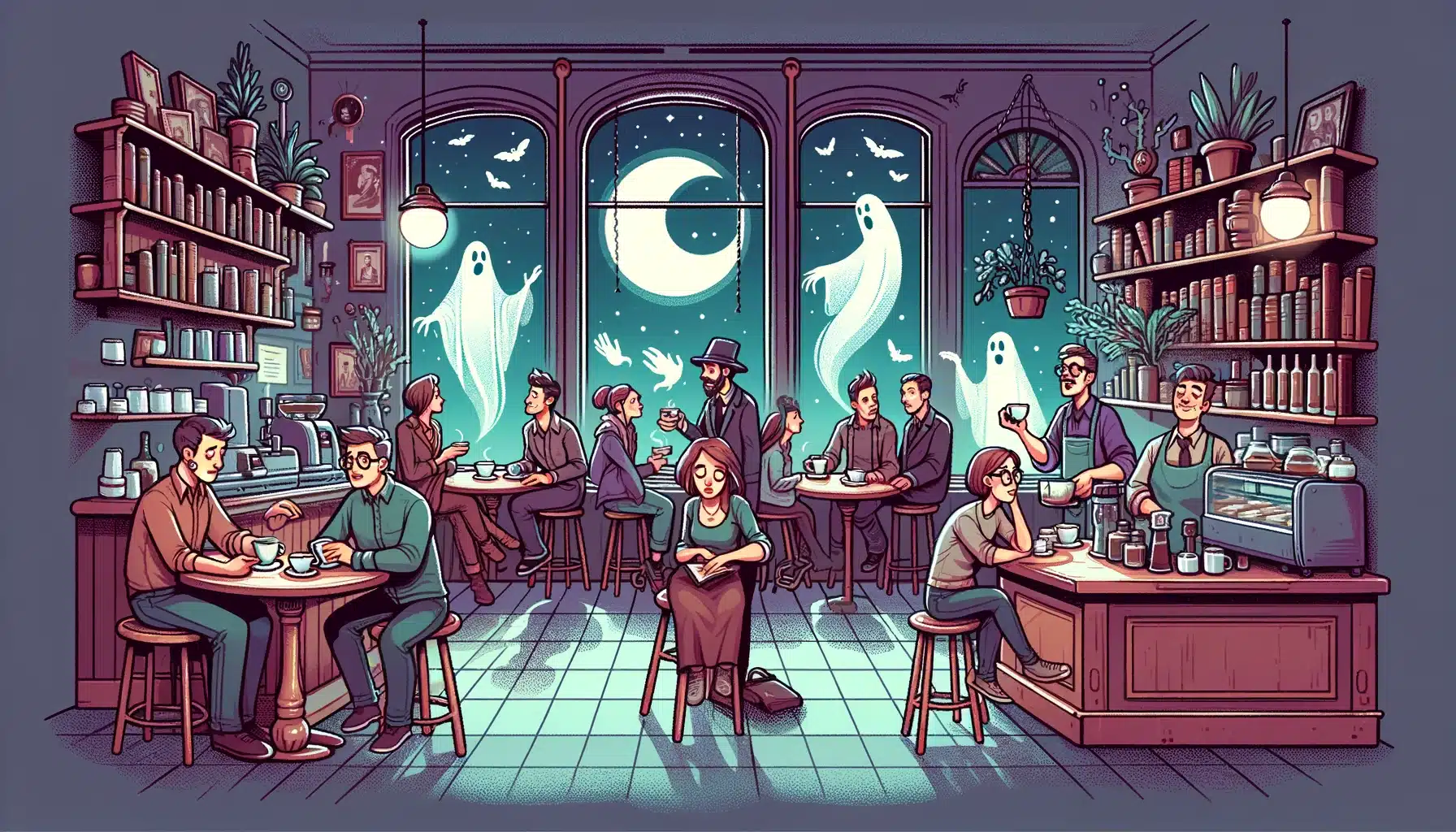 paranormal coffee shop