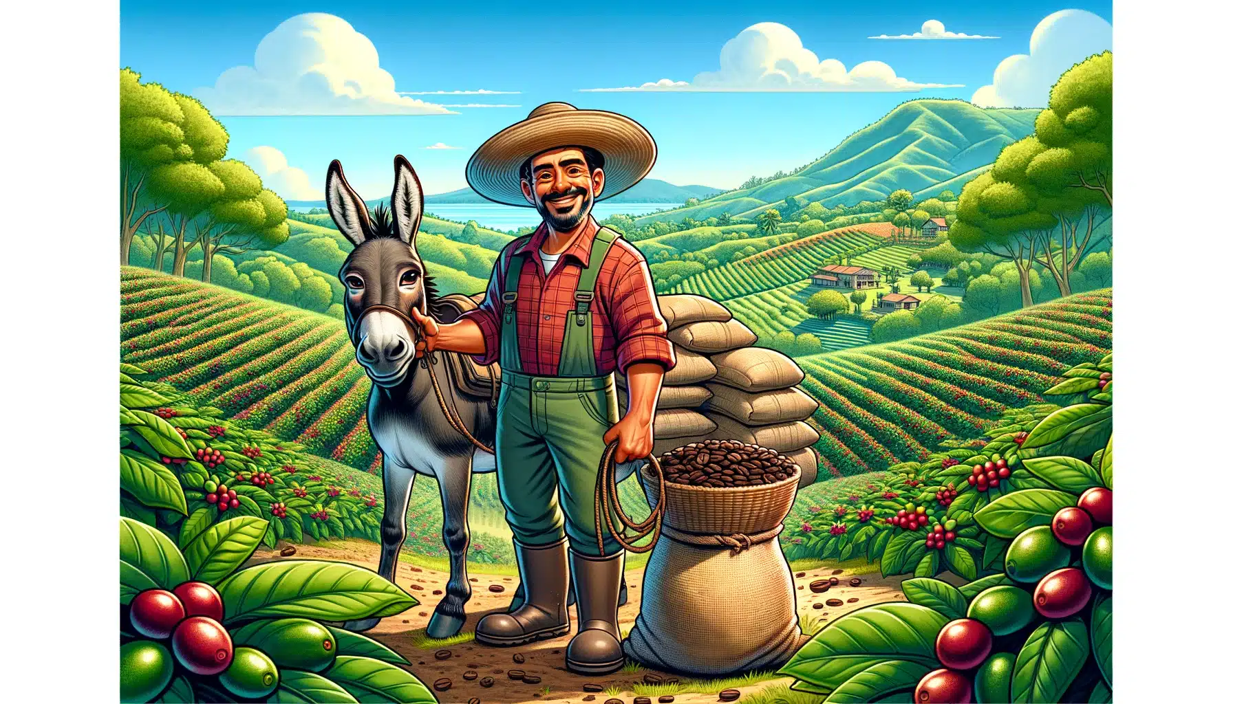 Juan Valdez and his donkey juan-valdez-and-his-donkey