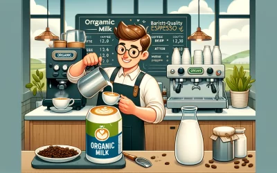 Organic Milk for Barista-Quality Espresso