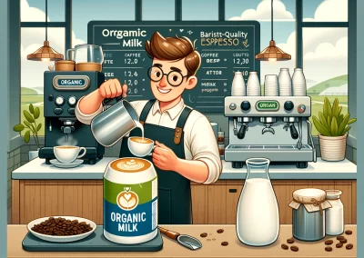 Organic Milk for Barista-Quality Espresso