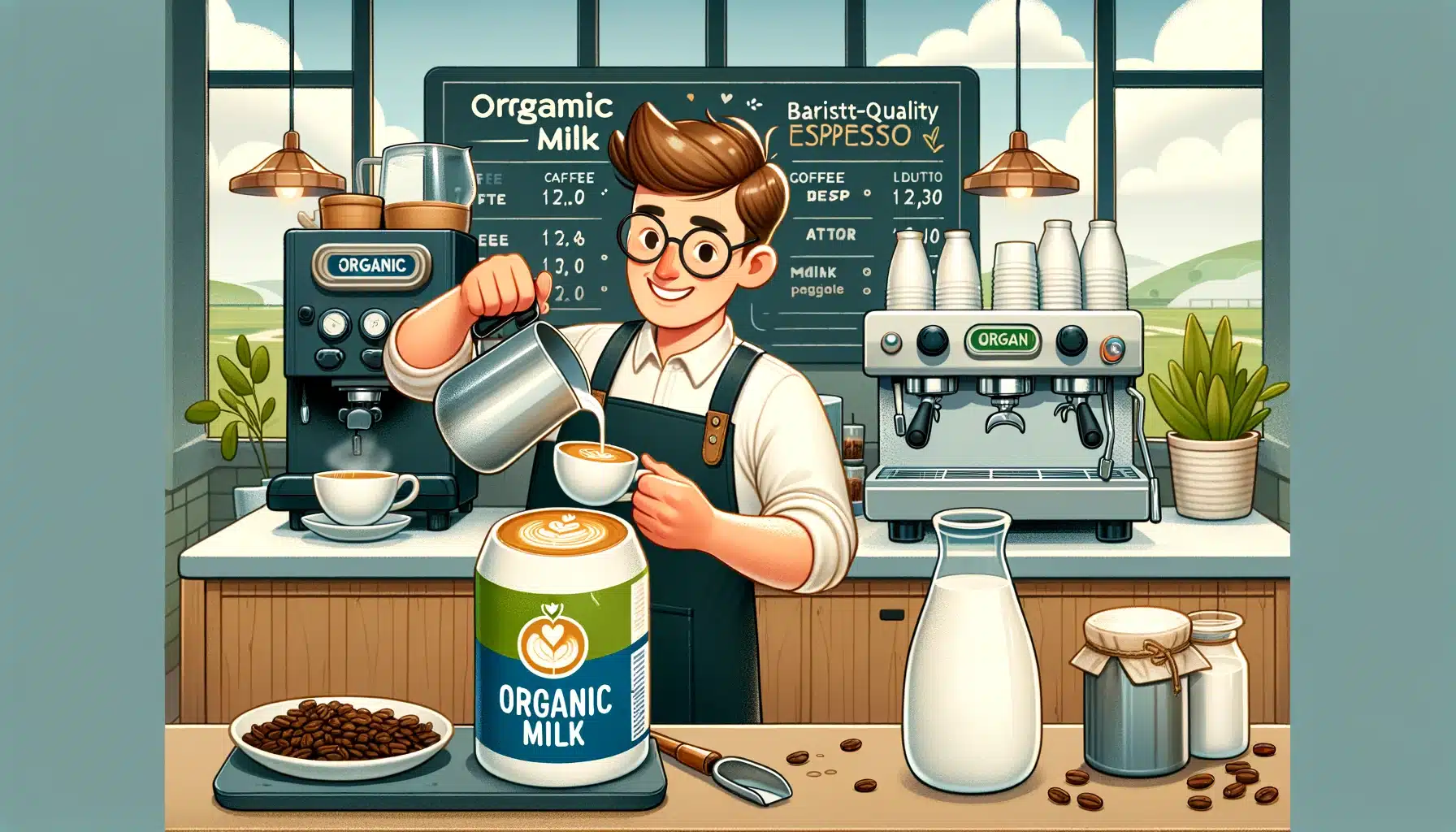 Organic Milk for Barista-Quality Espresso - It's Coffee Tyme